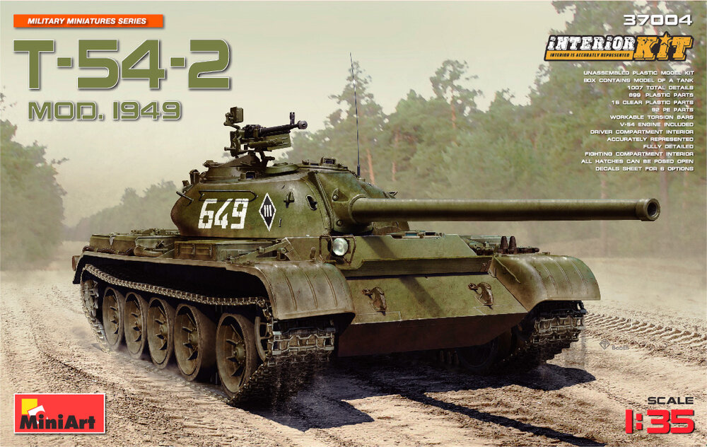 T-54-2 Model 1949 Interior Kit 1/35