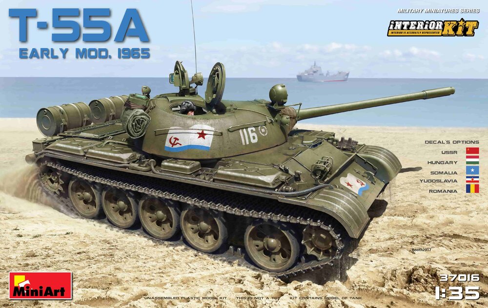 T55A Early Mod. 1965 Interior 1/35