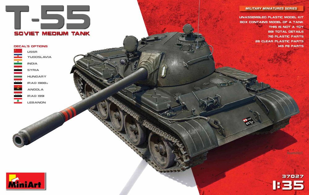 T55 Soviet Medium Tank 1/35