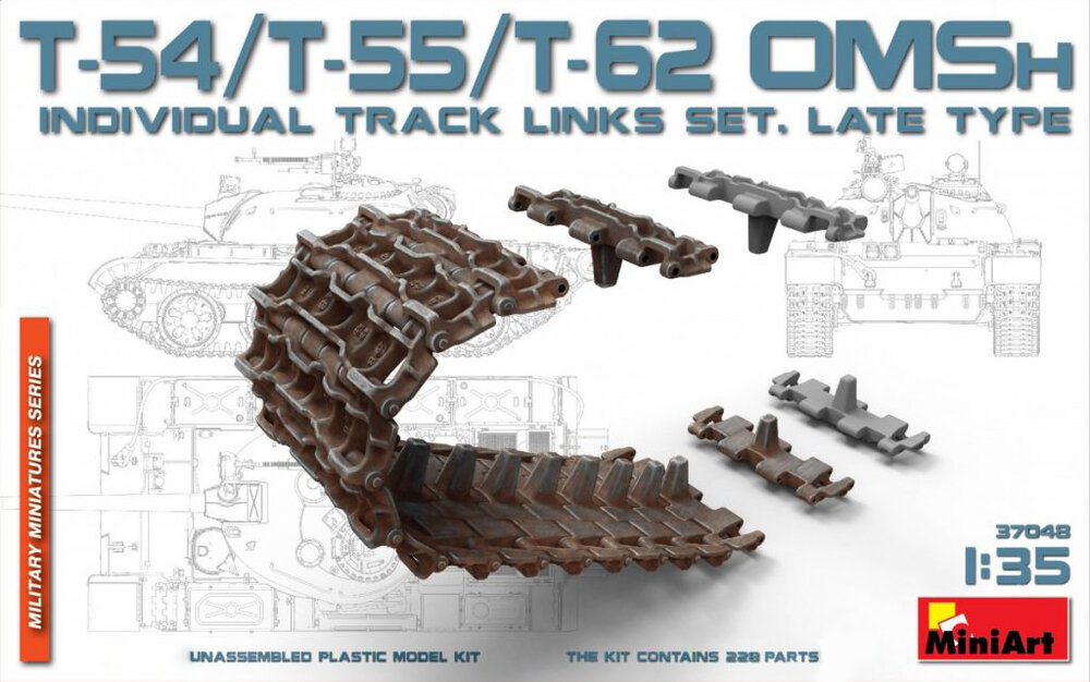 T54/T55/T62 OMS Individ. Track 1/35