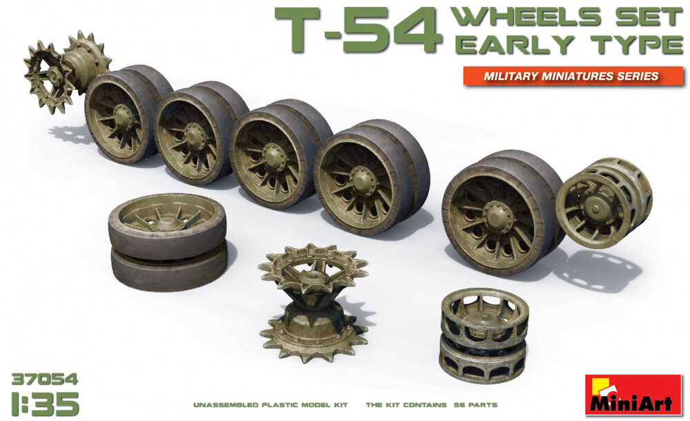 T-54 Wheels Set Early Type 1/35