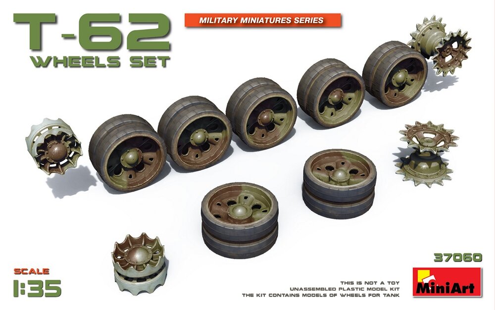 T-62 Wheels Set 1/35