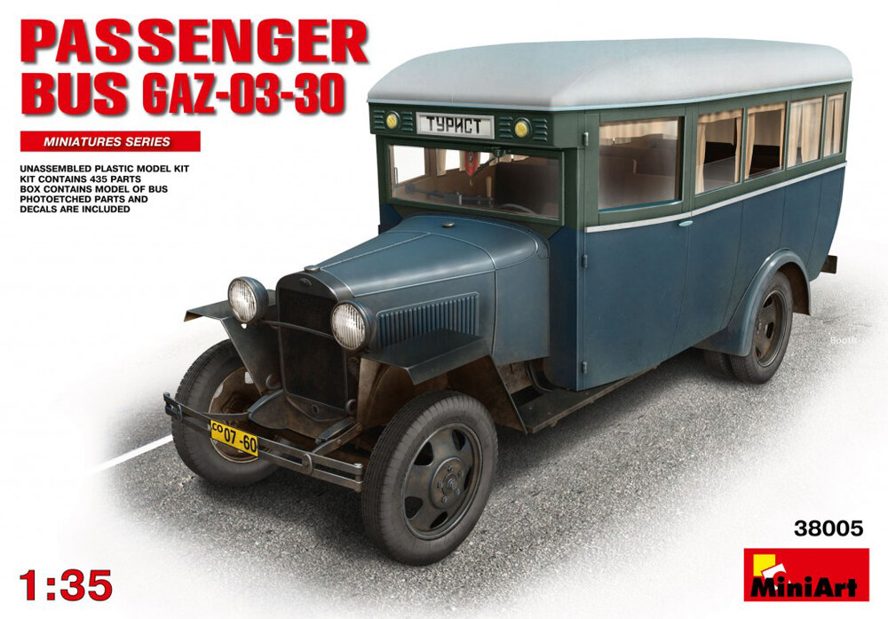 Passenger Bus Gaz-03-30 1/35