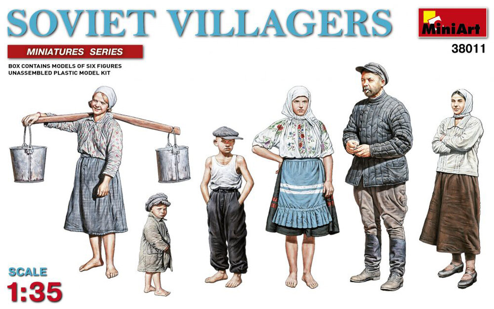 Soviet Villagers 1/35