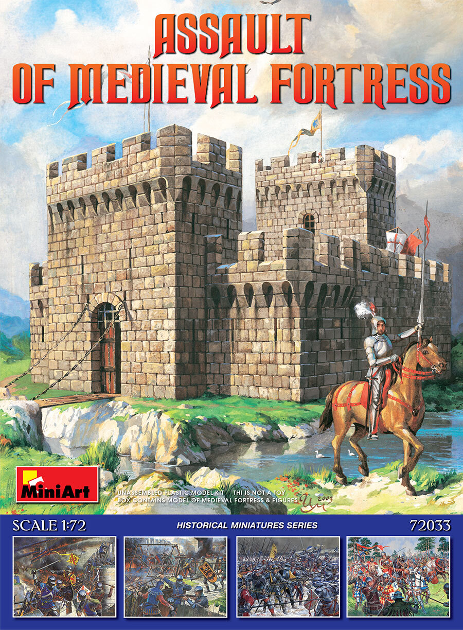 Assault of Medieval Fortress 1/72