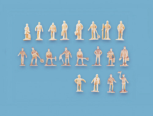 Assorted Unpainted Figures set A