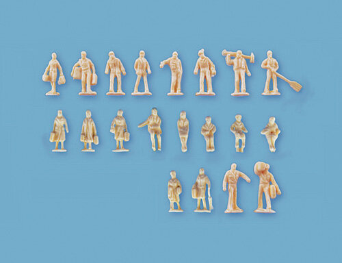 Assorted Unpainted Figures set B