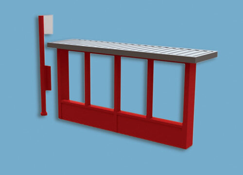 Bus Stops (2) & signs (6)