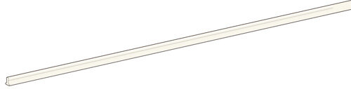 Code 80 Flat Bottom Rail, nickel silver