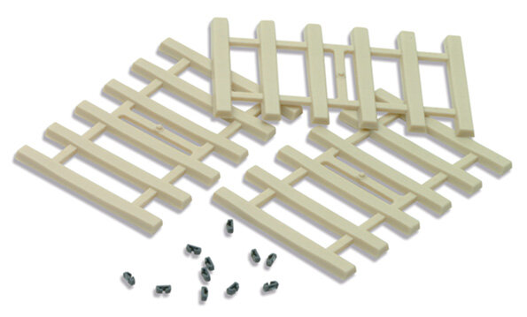Moulded Concrete Type Sleepers and separate rail fixings