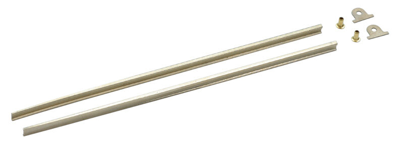 Turnout Blades and Brackets (Code 124), nickel silver