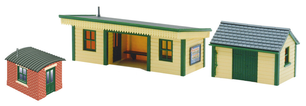 Platform shelter, wooden type with 2 huts