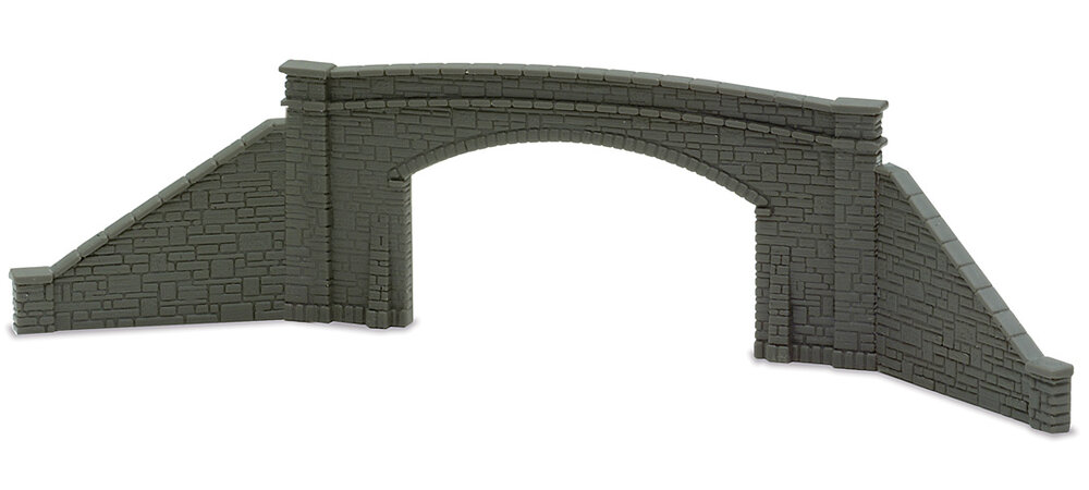 Road Bridge Sides, stone type, double track