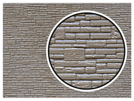 Stone Walling Sheets, 127mm (5in) wide x 63mm (2½in) high