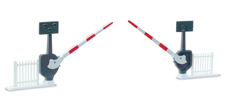 Level Crossing Barriers (2) with Fencing