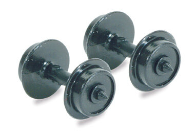 Disc Wheels on axles, Hardlon mouldings