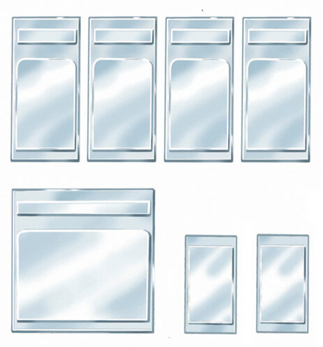 Coach Window Panes, clear