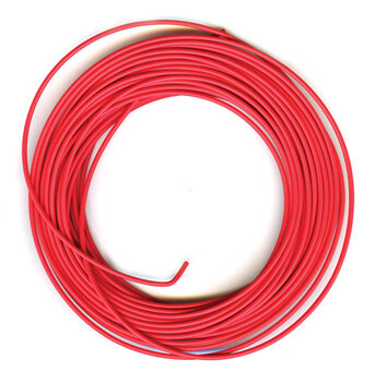 Electrical Wire, Red, 3 amp, 16 strand