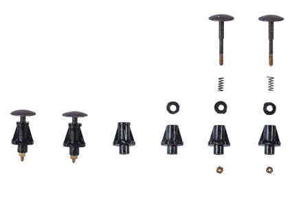 Sprung Wagon Buffers RCH style