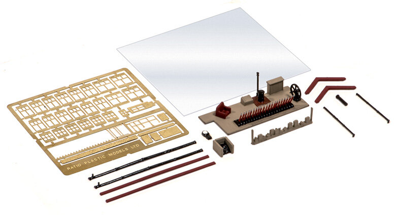 Signal Box Interior (inc. Window frames) Etched Brass