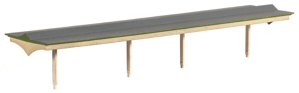 Flat Roof Platform Canopy With Valencing