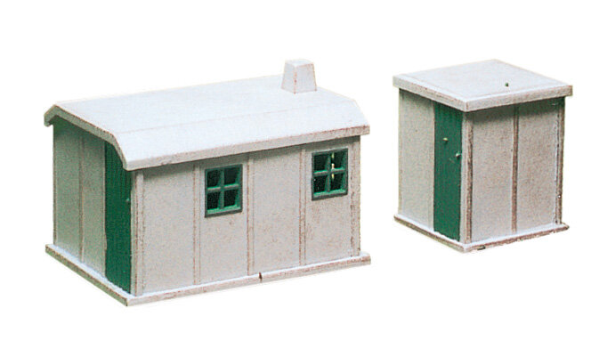 2 Concrete Huts