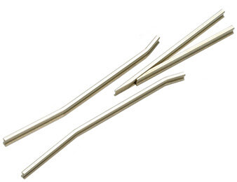 Frog and Wing Rails (code 200), nickel silver
