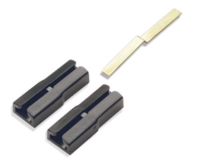 Dual Joiners, plastic, to join Peco code 250 rail to larger rail sections