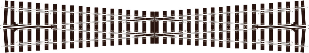 Long Crossing (8° angle) Electrofrog