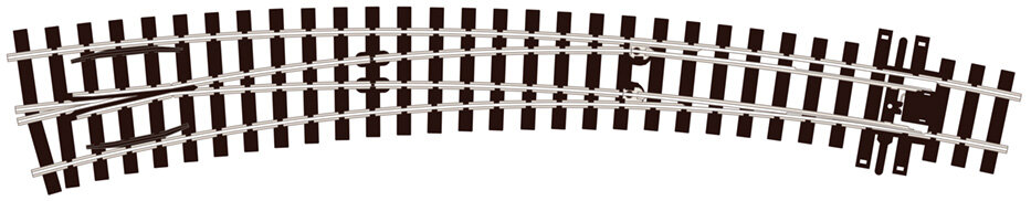L/H Curved Turnout