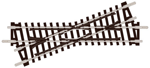 Crossing, Right Hand, 22.5°angle, Insulfrog