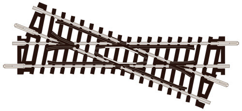 Crossing, Left Hand, 22.5°angle, Insulfrog