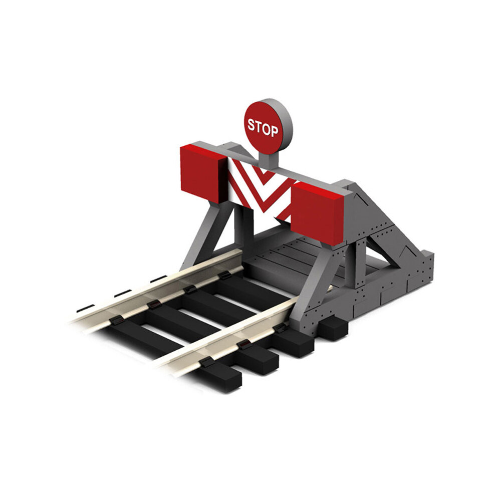 HO Scale Buffer Stop w/Assorted Decals (2 pcs)