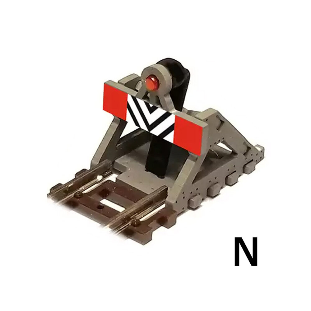 2 X N Scale Buffer Stop w/Light