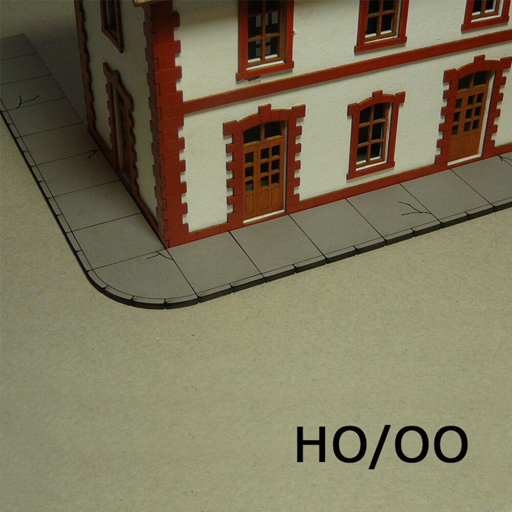 HO/OO Sidewalks Concrete