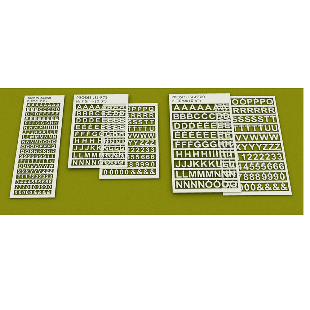 Laser-Cut Letters 5mm (1/5 inch)
