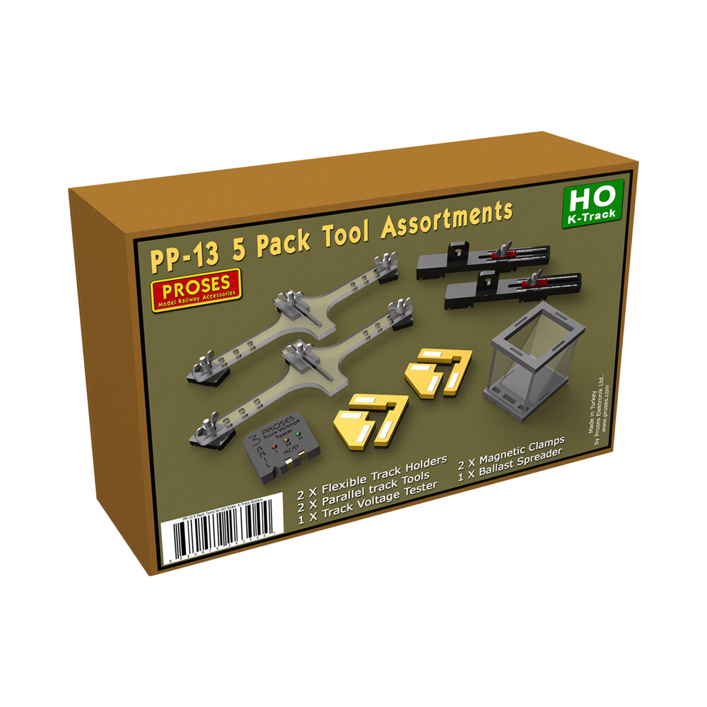 5 Pack Tool Assortments for Marklin 3-Rail K-Track