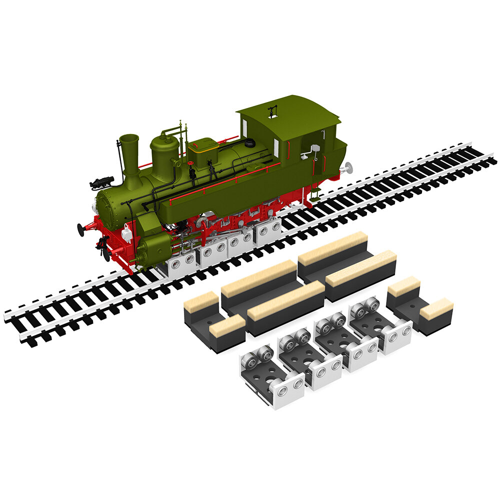 4 X HO/OO Rollers & Drive Wheel Cleaners