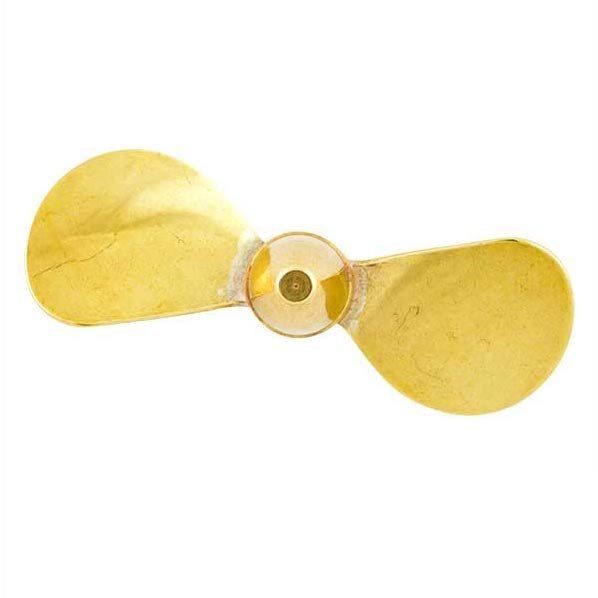 Brass Propeller2Bl-35-R-M3