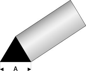 DRIEHOEK 60GR. 6,0MM 1M