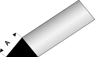 DRIEHOEK 90GR. 3,0MM 1M