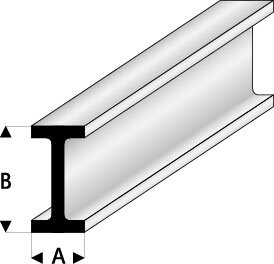 I-PROFIEL 8,0X16,0MM 1M