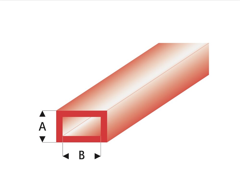 GLASH.BUIS ROOD 2X4 330