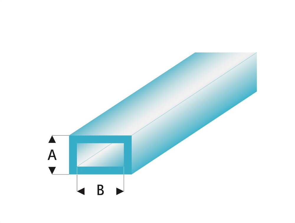 GLASH.BUIS BLAUW 2X4 330