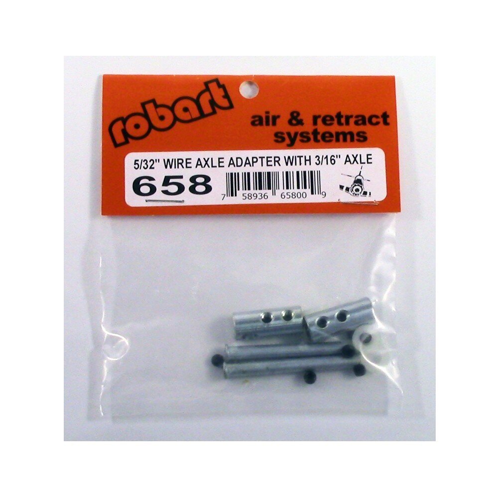 5/32″ Wire Axle Adapter With 3/16″ Axle