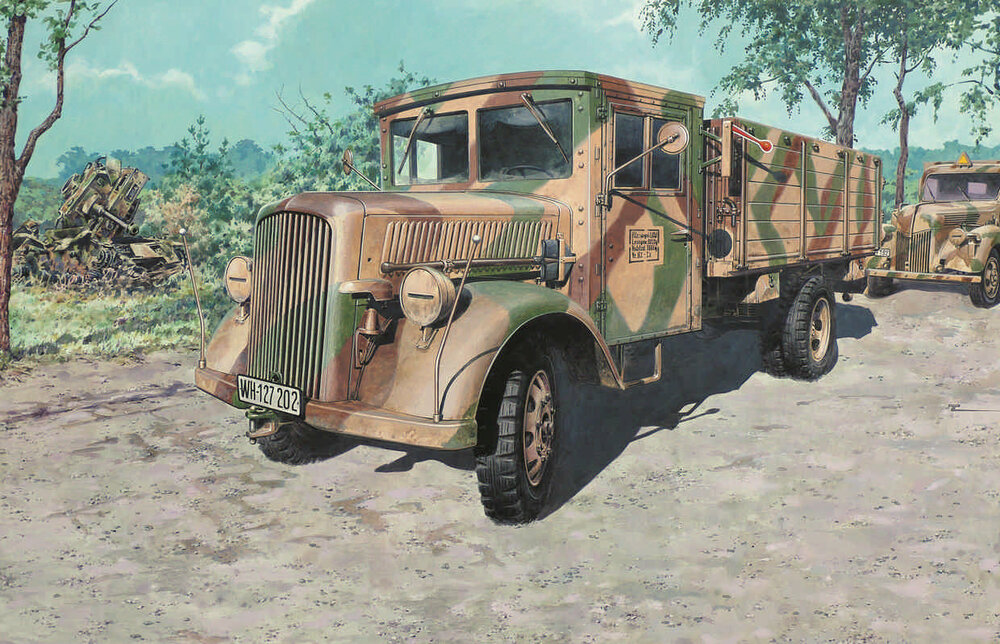 Opel blitz w/Wooden cab