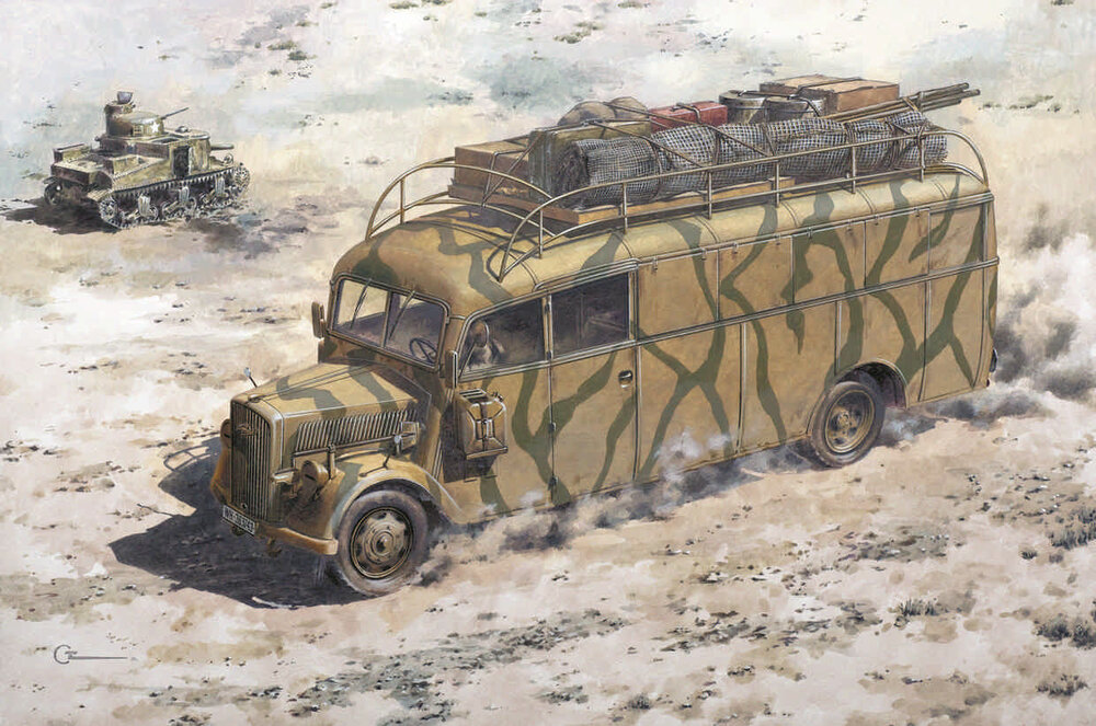 Opel 3.6-47 Blitz Omnibus Stabswagen