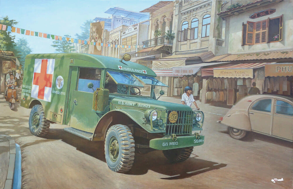 M43 3/4 ton 4x4 Ambulance truck