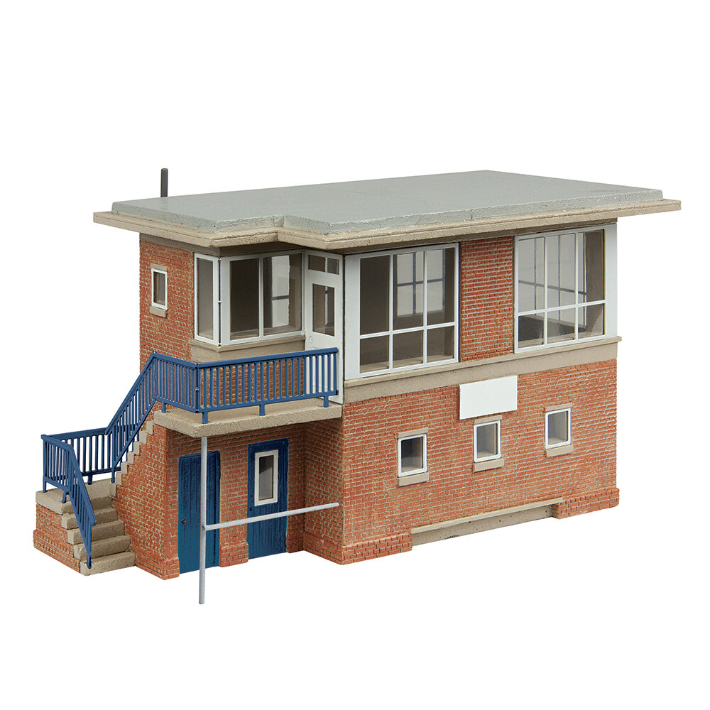 BR(E) Signal Box - Blue & White