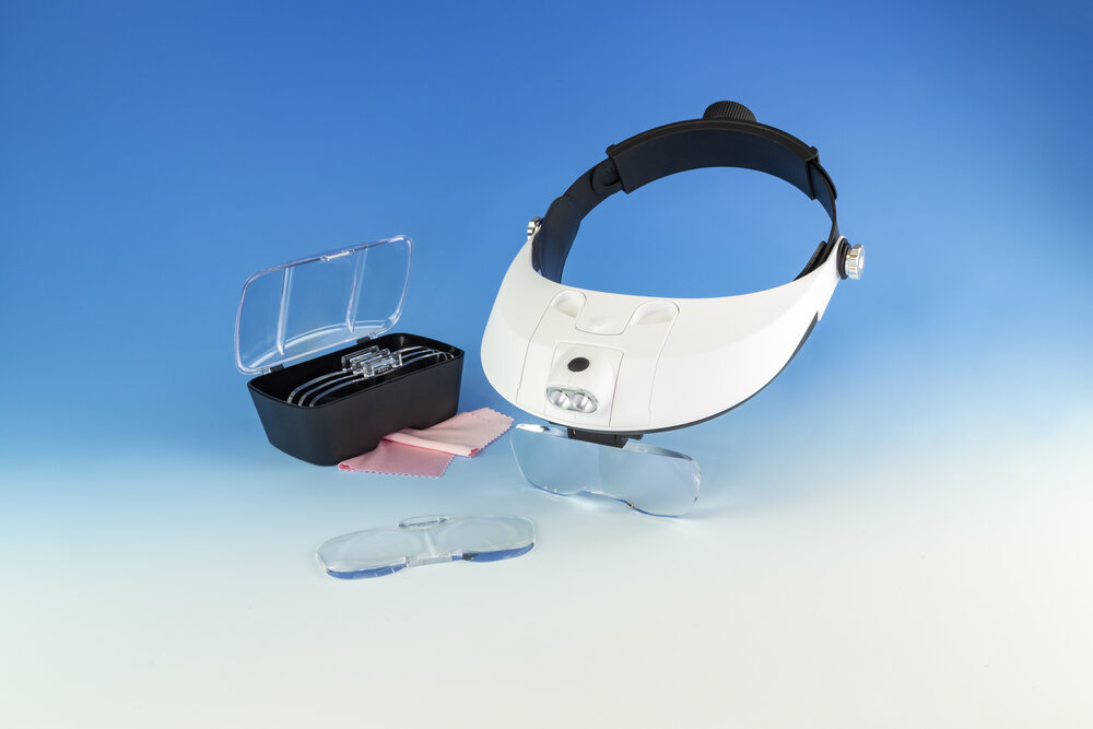 Lightcraft Pro LED Headband Maginifier kit